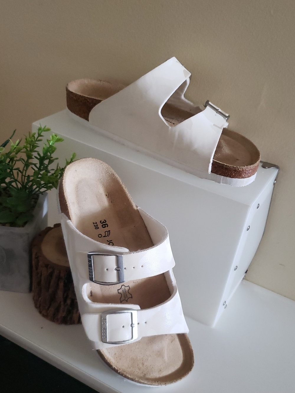 Josef Seibel Leather Insoles  Camouflage Sandals - Size 36  (EUC)
